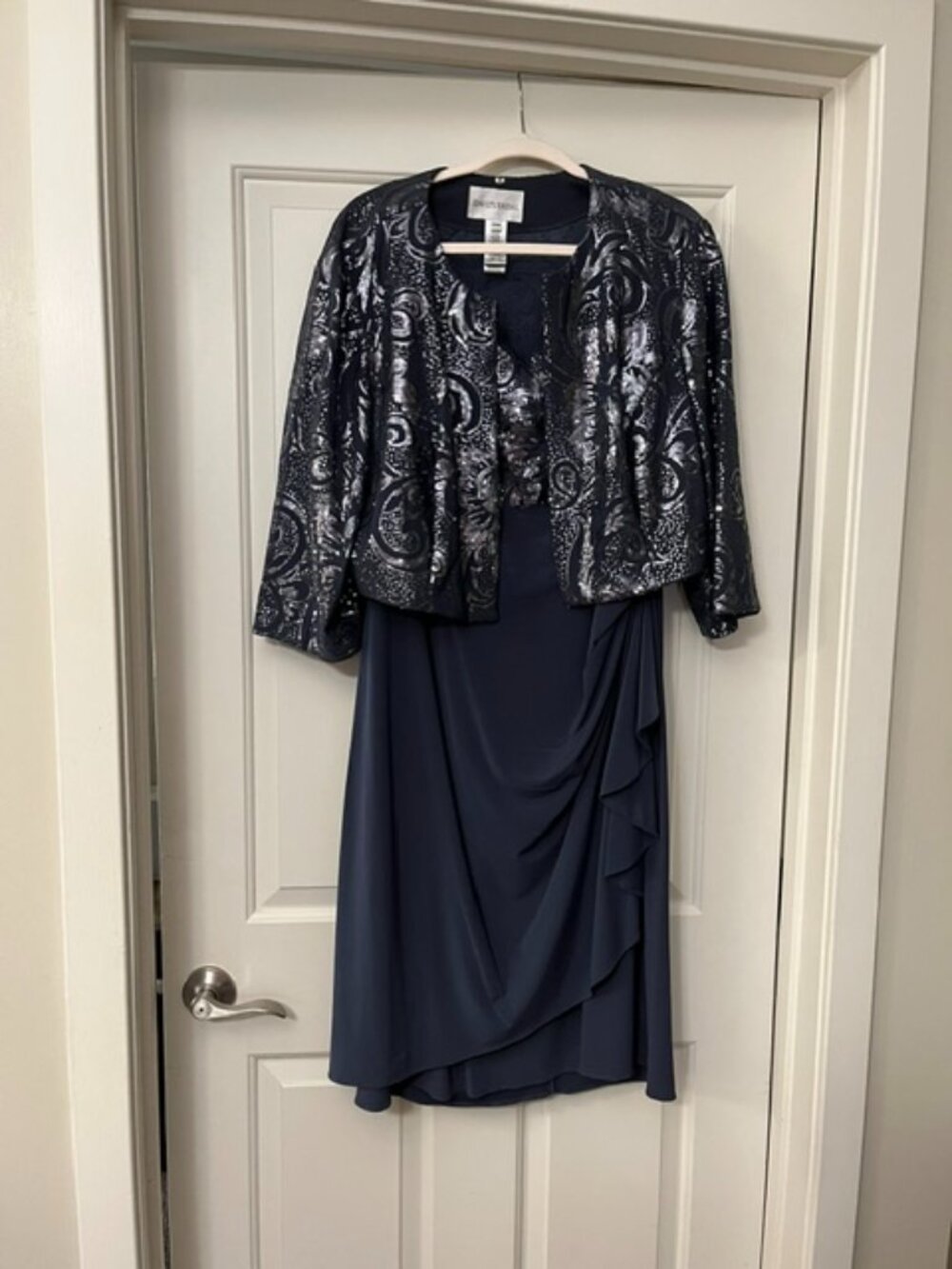 David's Bridal 2-piece Formal Dress & Jacket Set